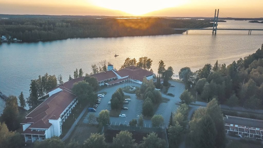 Hotelli Kumpeli ilmakuva